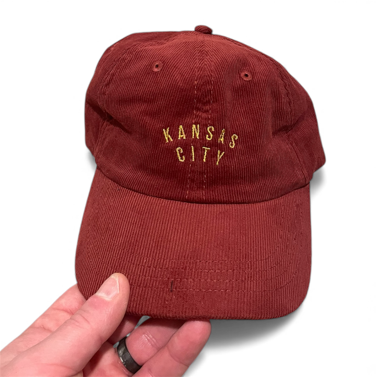 burgundy dad hat